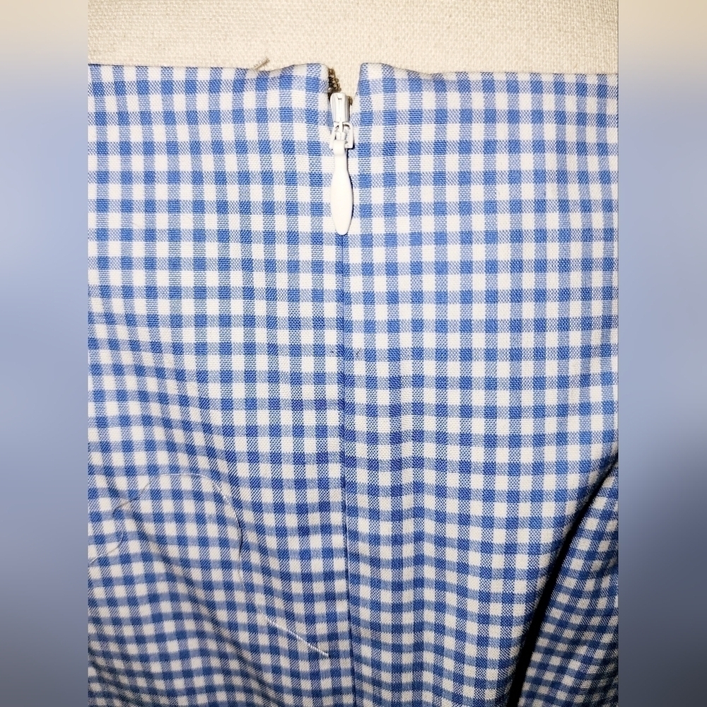 TALBOTS NWT GINGHAM SHEATH DRESS - Picture 4 of 9